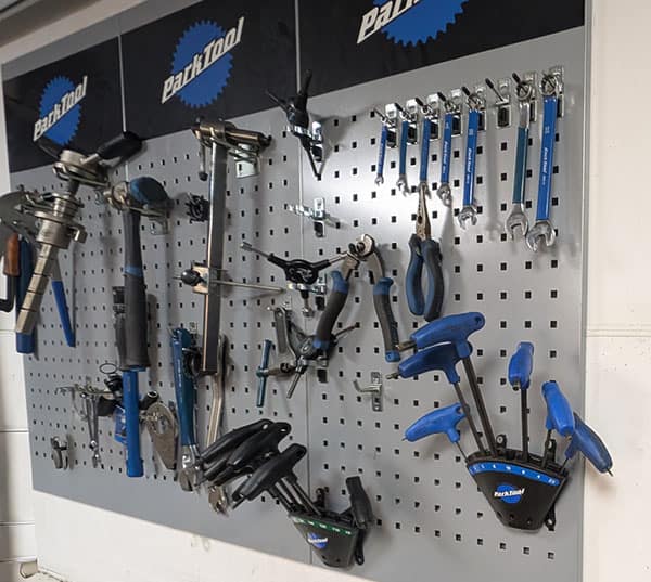 Jack Parker Cycles Park Tools Bench for Bicycle Maintenance