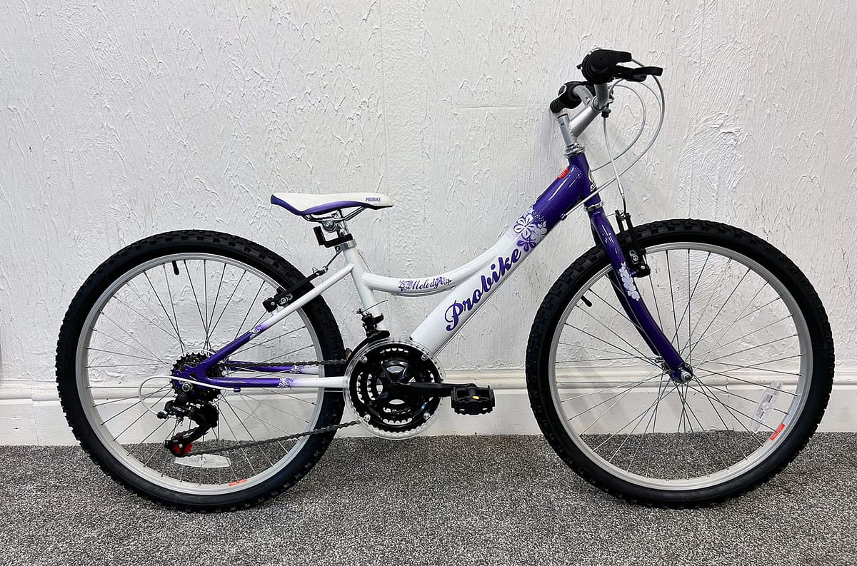 Probike Melody White and Purple 24" from Jack Parker Cycles